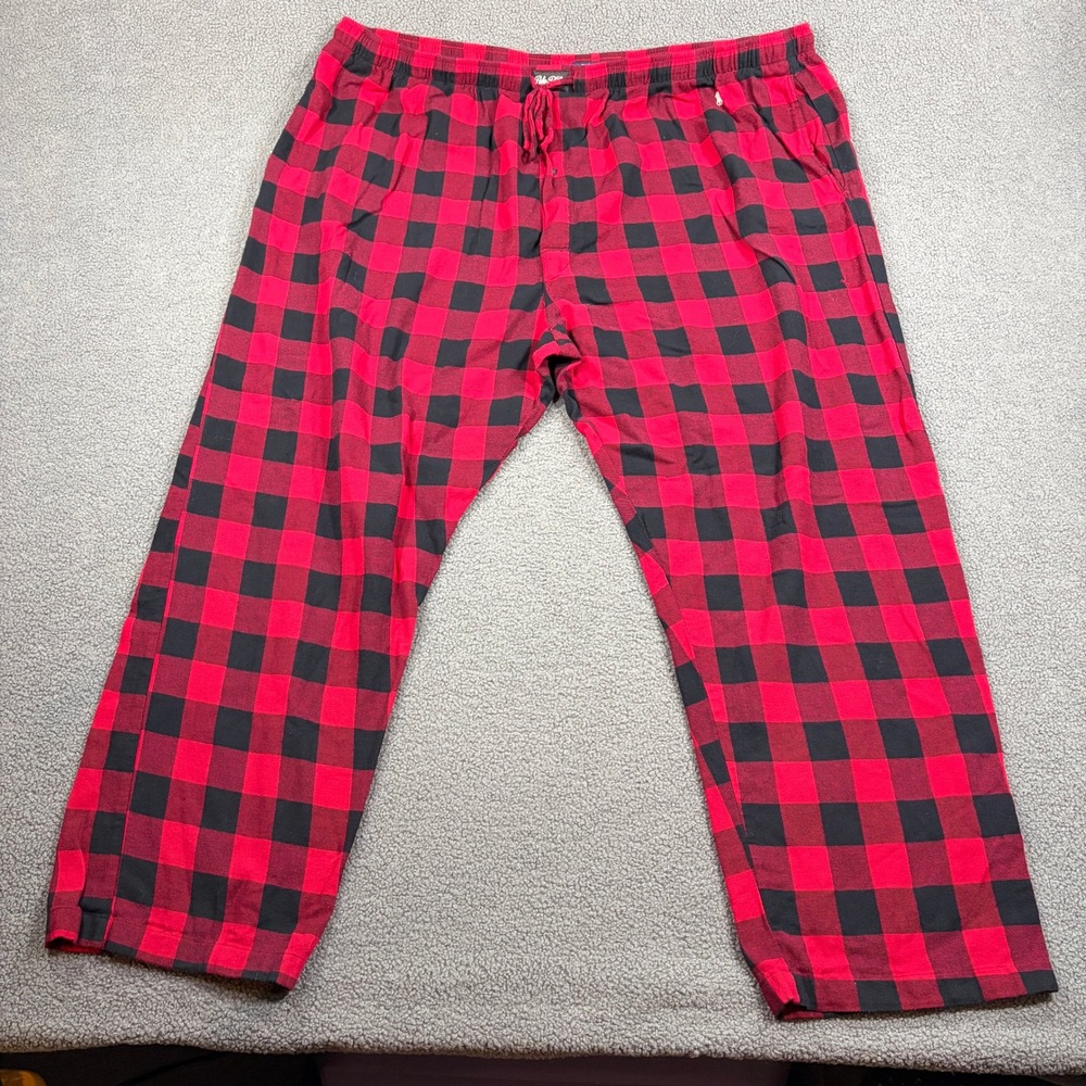 Polo Ralph Lauren Pajama Pants Mens 4XT Red Buffalo Plaid Cotton Sleep Trousers